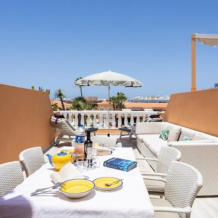 Exclusive Attic Las Vistas 3 With Breathtaking Sea View, Only 100 M To The Sea, Heated Pool, Aircon, Wifi Арона Экстерьер фото